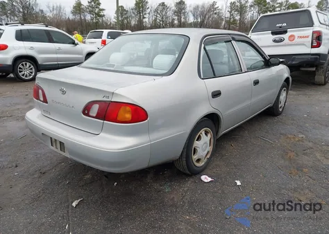 1999 Toyota Corolla Ve z USA, uszkodzony, nr VIN 2T1BR12E1XC169571